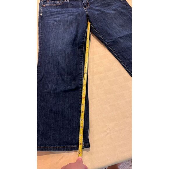 Lucky Brand Men's Classic Fit Straight Leg Denim Blue Jeans Dark Wash Size 12/31 - Picture 4 of 10